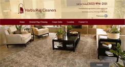 Desktop Screenshot of harbsrugcleaners.com